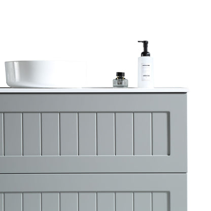 MELA - HAMPTON 1200 Matt Grey Wall Hung Vanity with DrawersVanities – available at Bathroom City Perth