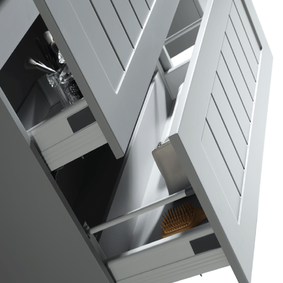 MELA - HAMPTON 600 Matt Grey Wall Hung Vanity with DrawersVanities – available at Bathroom City Perth