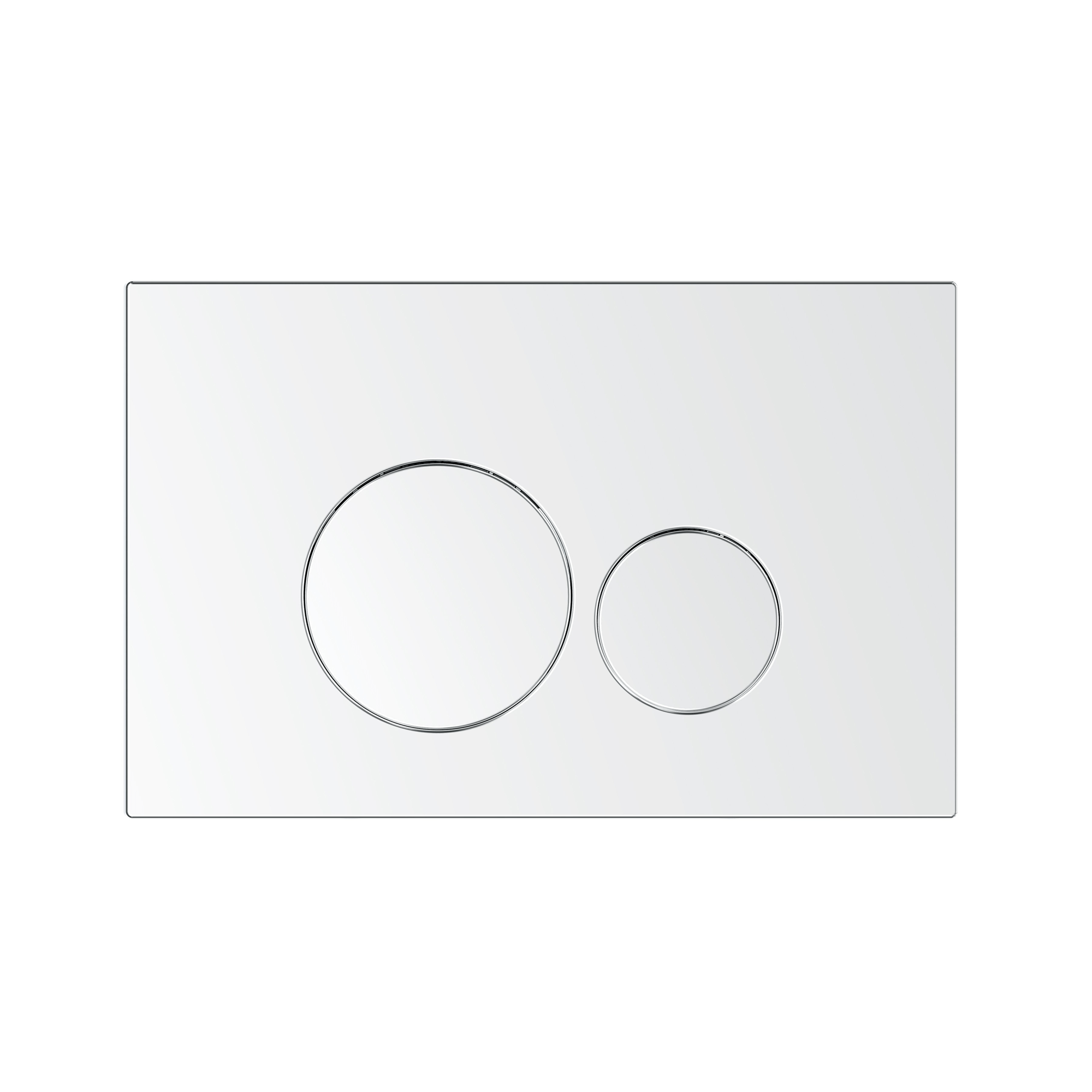 MELA - In Wall Toilet Button Round ChromeToilets – available at Bathroom City Perth