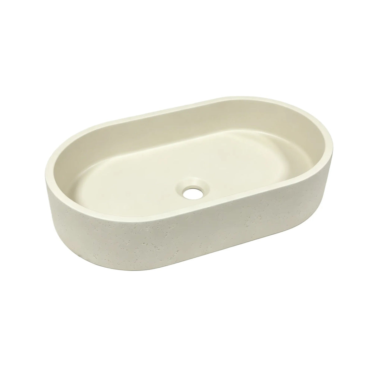 MELA - JADE Sand Above Counter Concrete Basin-Basins-from our-MELA-supplier–available at Bathroom City Perth