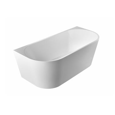 MELA - KORI 1700 Back to Wall Free Standing Bath -Baths – available at Bathroom City Perth