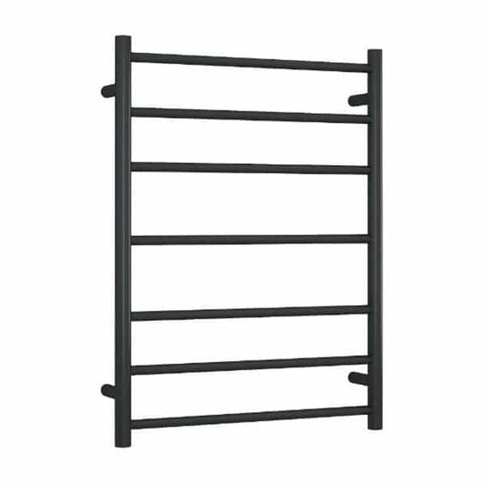 MELA - KOSI Heated Towel Ladder Black 600x800MMHeated Towel Rails – available at Bathroom City Perth