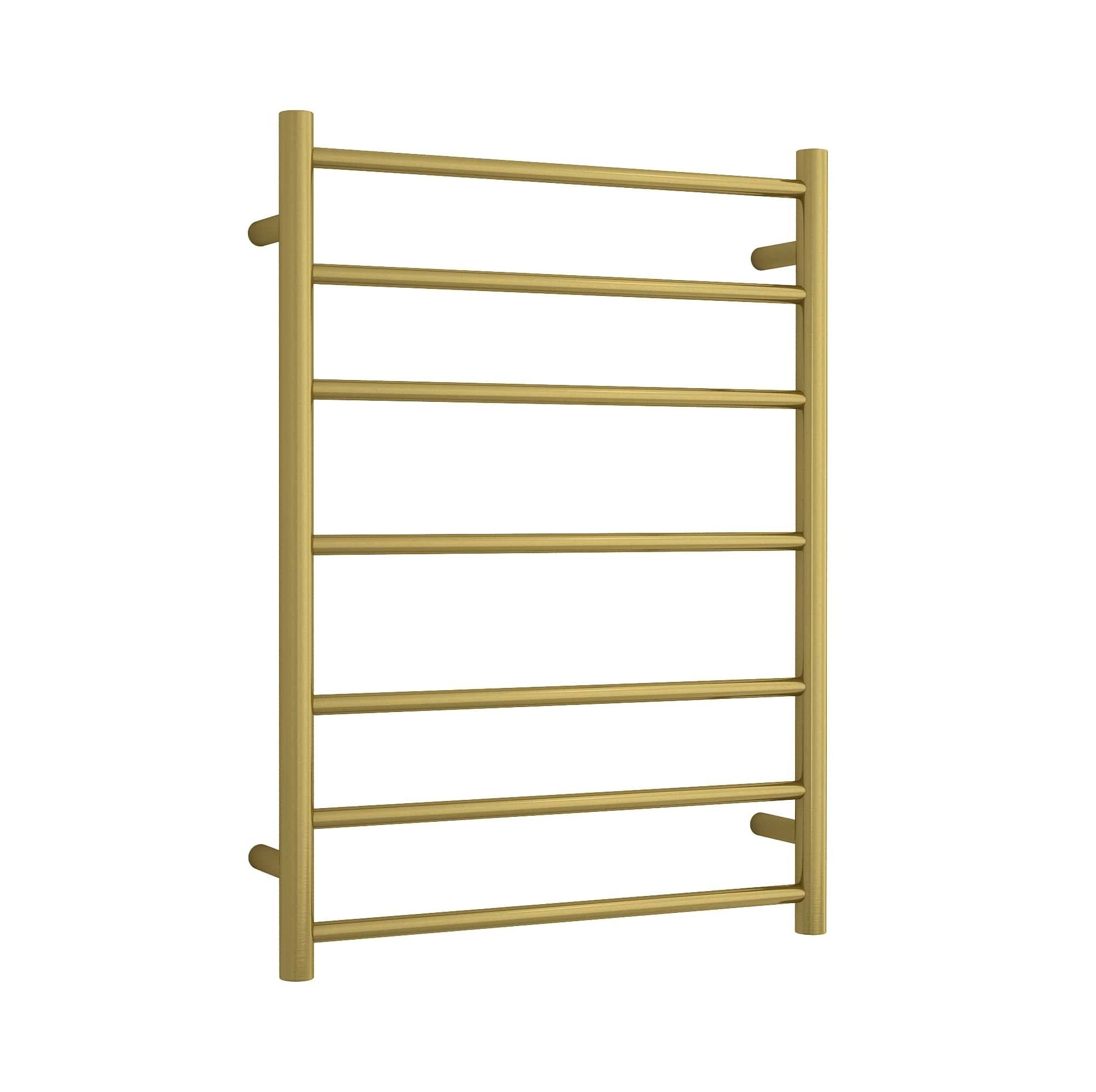 MELA - KOSI Heated Towel Ladder Brushed Brass 600x800MMHeated Towel Rails – available at Bathroom City Perth