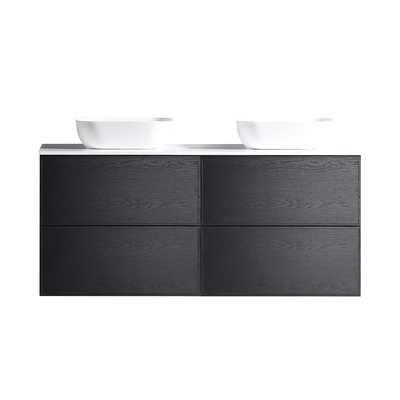 MELA - MILANO 1500 Black Oak Wall Hung Vanity with Drawers -  from our - MELA - supplier–available at Bathroom City Perth