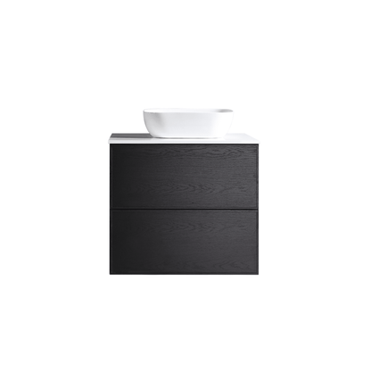 MELA - MILANO 750 Black Oak Wall Hung Vanity with Drawers - Vanities - from our - MELA - supplier–available at Bathroom City Perth