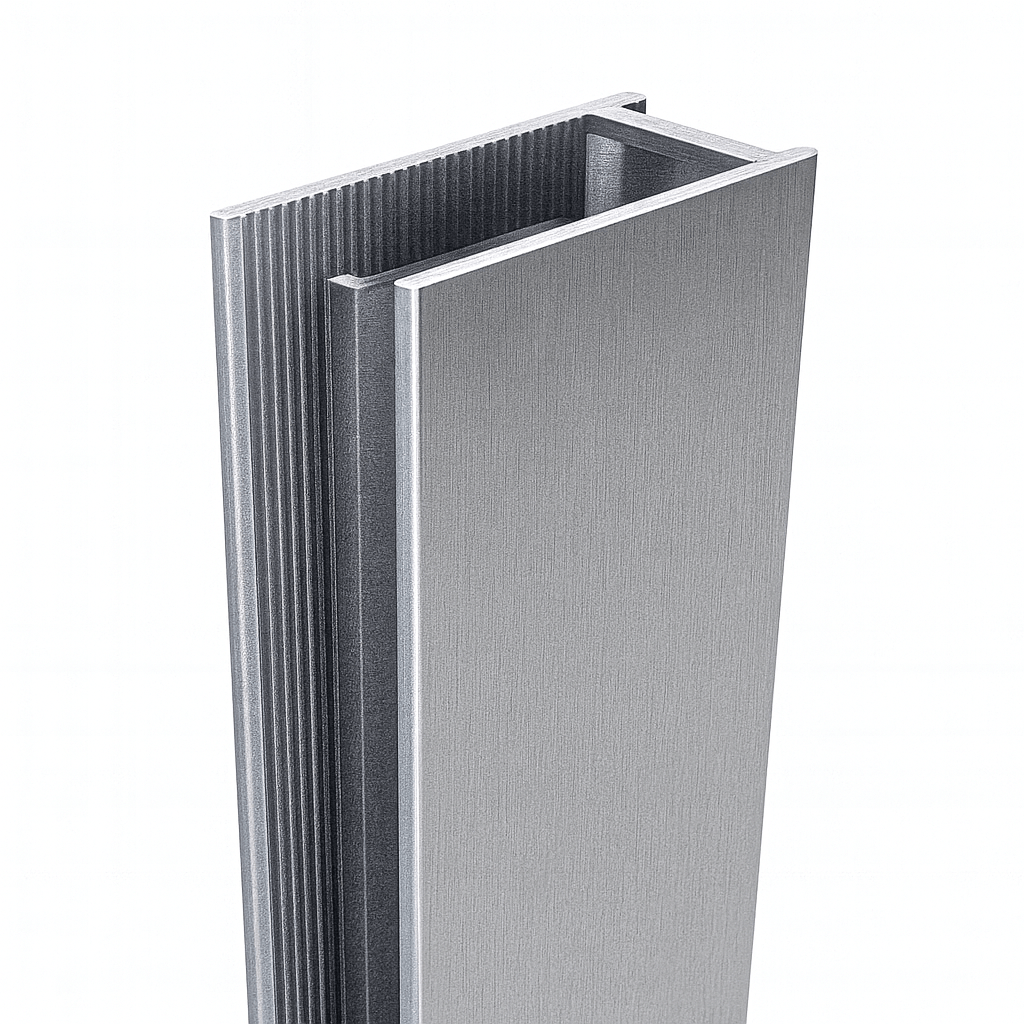 MELA - Morris Shower Screen U Channel Brushed Nickel Shower Screen Hardware from our MELA supplier – available at Bathroom City Perth