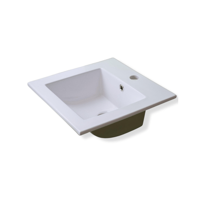 MELA MYRA inset vanity basin for modern bathroom vanity installations – available at Bathroom City Perth