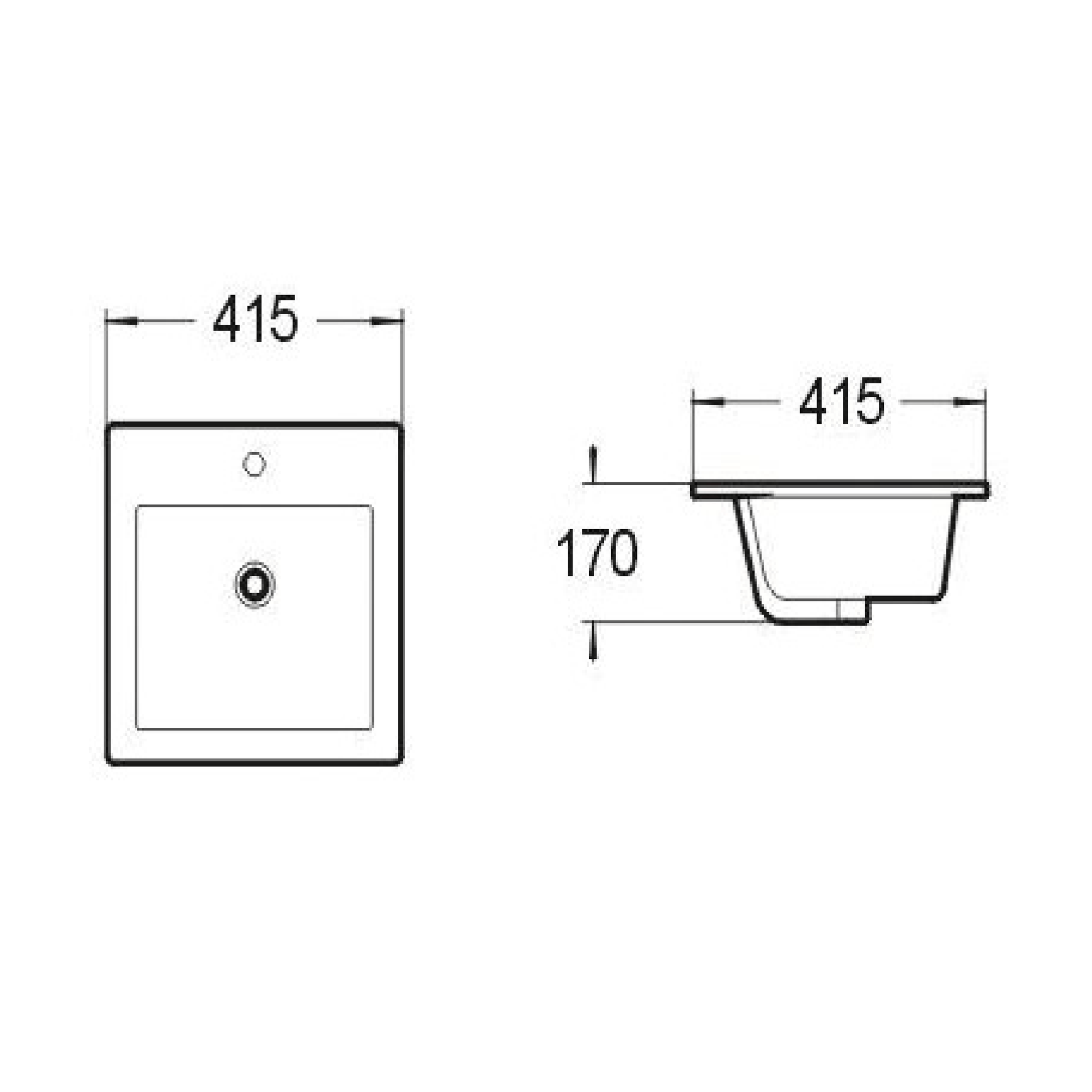 MELA - MYRA Inset BasinBasins – available at Bathroom City Perth