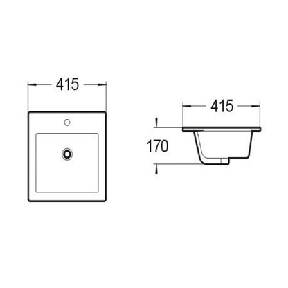 MELA - MYRA Inset BasinBasins – available at Bathroom City Perth
