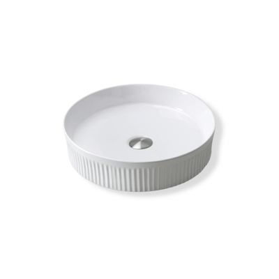 MELA NUIE double above counter vanity basin option set for double vanity installations – available at Bathroom City Perth