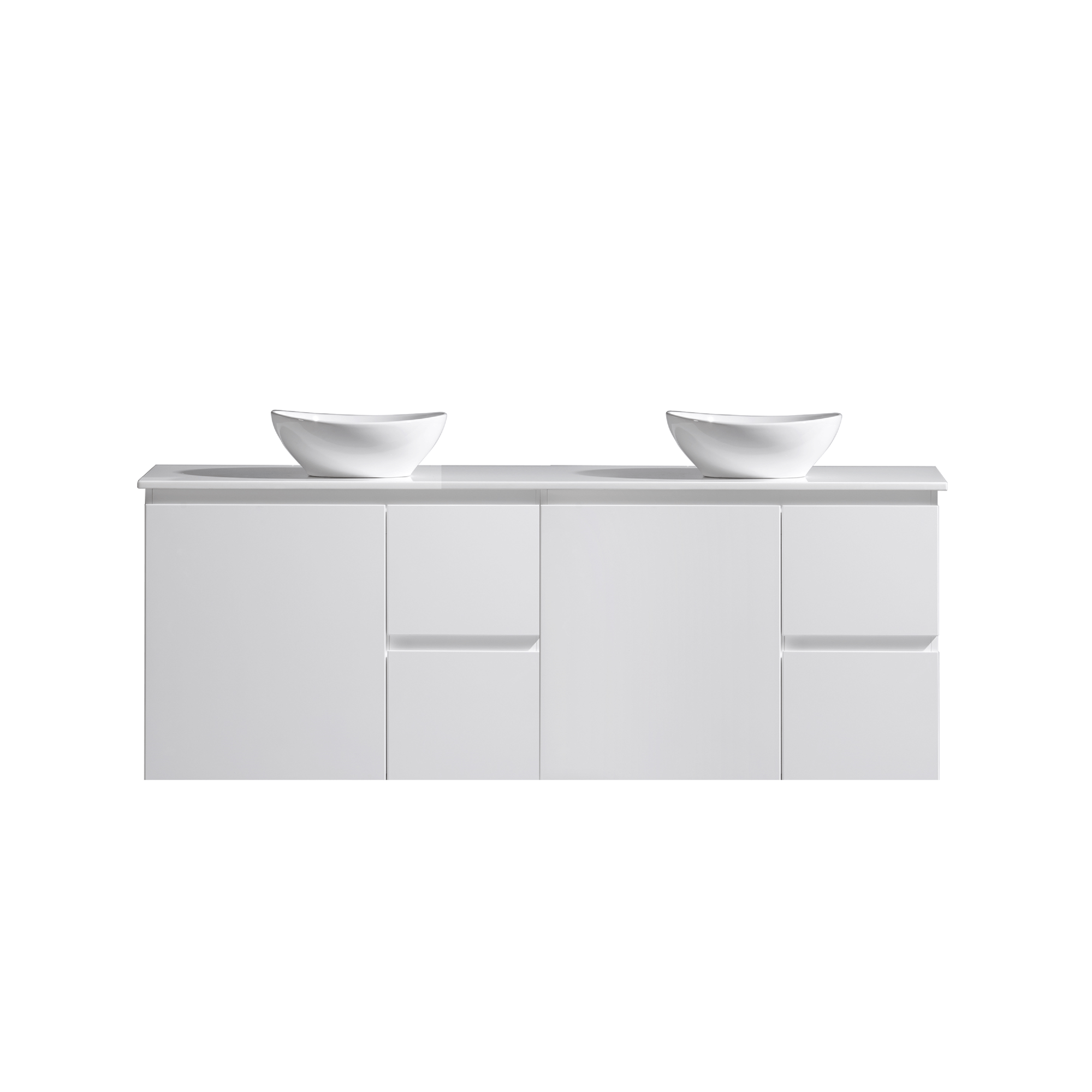 MELA - PADDY 1800 Gloss White Wall Hung Vanity with Door & Drawers - Vanities - from our - MELA - supplier–available at Bathroom City Perth