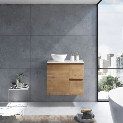 MELA - PADDY 750 Snafell Wall Hung Vanity with Door & Drawers-Vanities-from our-MELA-supplier–available at Bathroom City Perth