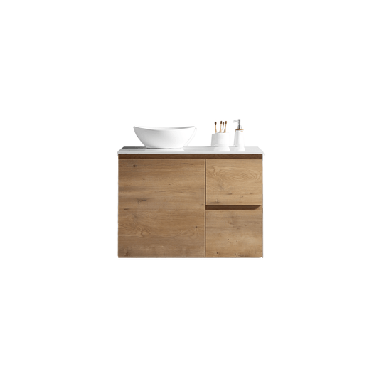 MELA - PADDY 900 Snafell Wall Hung Vanity with Door & Drawers - Vanities - from our - MELA - supplier–available at Bathroom City Perth