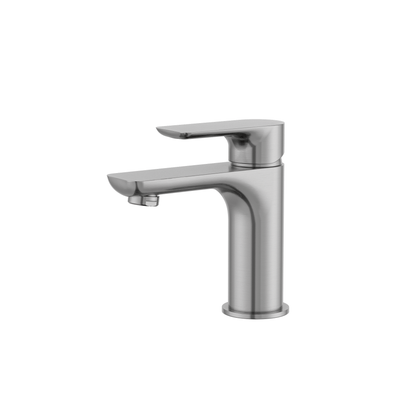 MELA - PALCO Basin Mixer Brushed NickelTapware – available at Bathroom City Perth