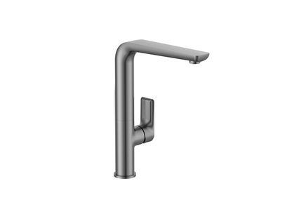MELA - PALCO Gooseneck Kitchen Mixer Brushed Nickel - Tapware - from our - MELA - supplier–available at Bathroom City Perth