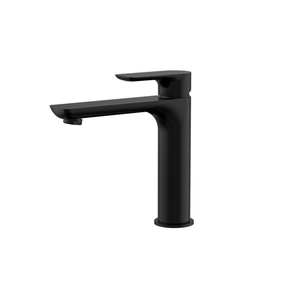 MELA - PALCO Medium Basin Mixer BlackTapware – available at Bathroom City Perth