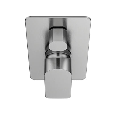 MELA - PALCO Shower/Bath Wall Mixer Diverter Brushed Nickel-Tapware-from our-MELA-supplier–available at Bathroom City Perth