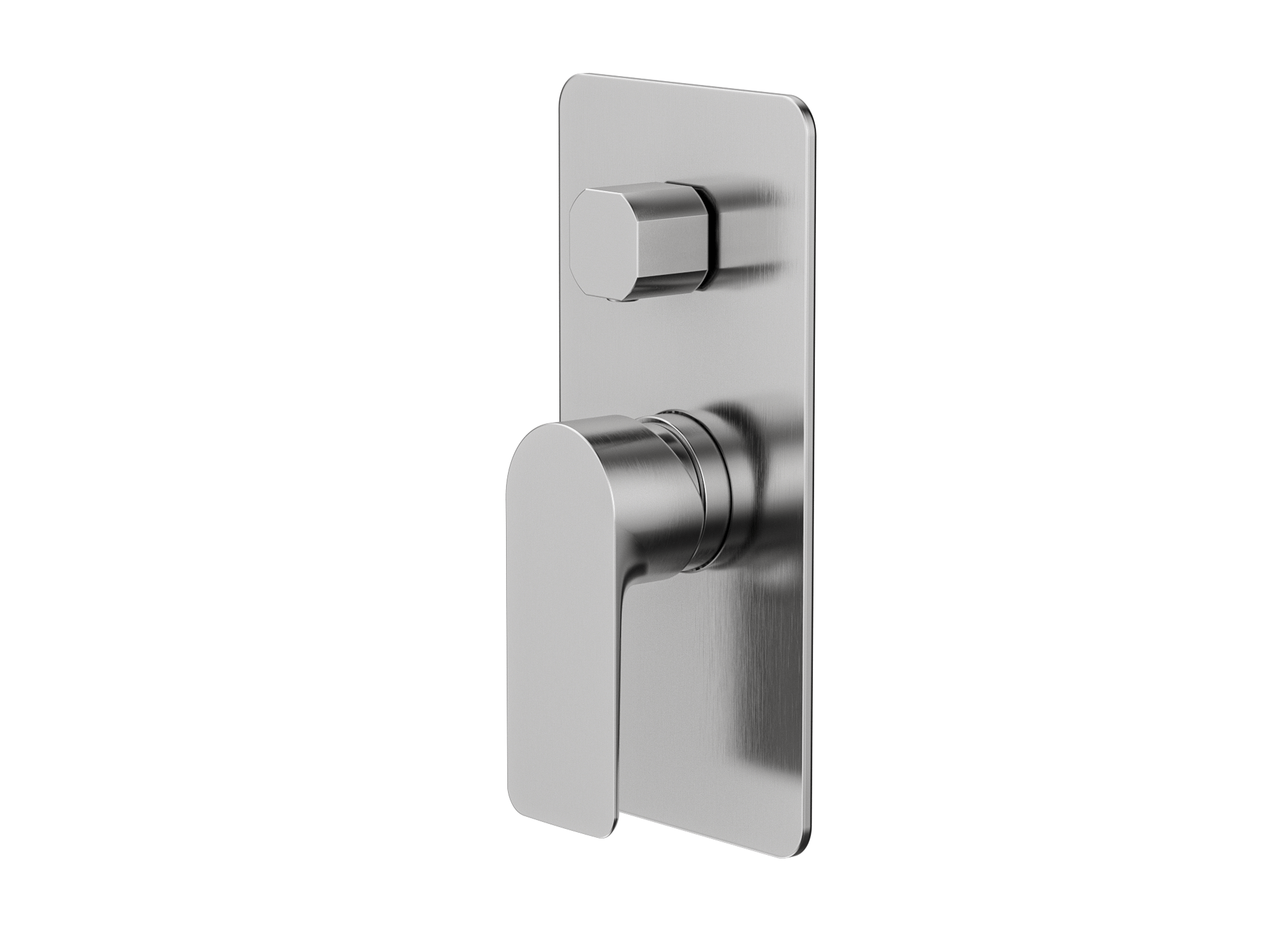 MELA - PALCO Shower/Bath Wall Mixer with Diverter Brushed Nickel - Tapware - from our - MELA - supplier–available at Bathroom City Perth