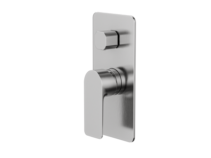 MELA - PALCO Shower/Bath Wall Mixer with Diverter Brushed Nickel - Tapware - from our - MELA - supplier–available at Bathroom City Perth