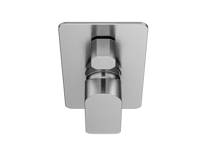 MELA - PALCO Shower/Bath Wall Mixer with Diverter Brushed Nickel - Tapware - from our - MELA - supplier–available at Bathroom City Perth