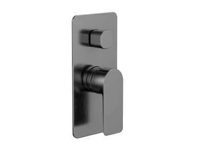 MELA - PALCO Shower/Bath Wall Mixer Diverter Gun Metal - Tapware - from our - MELA - supplier–available at Bathroom City Perth
