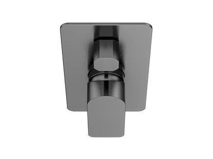 MELA - PALCO Shower/Bath Wall Mixer with Diverter Gun Metal - Tapware - from our - MELA - supplier–available at Bathroom City Perth