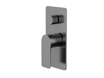 MELA - PALCO Shower/Bath Wall Mixer Diverter Gun Metal - Tapware - from our - MELA - supplier–available at Bathroom City Perth