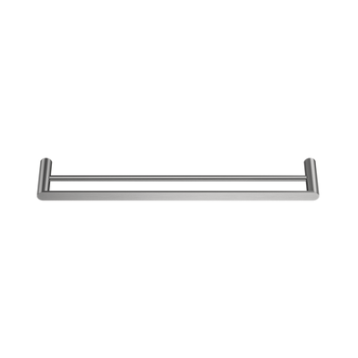 MELA - PALCO/RONDO 600 Double Towel Rail Brushed Nickel Accessories – available at Bathroom City Perth
