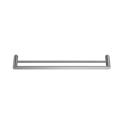 MELA - PALCO/RONDO 600 Double Towel Rail Brushed NickelAccessories – available at Bathroom City Perth