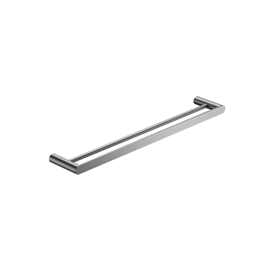 MELA - PALCO/RONDO 600 Double Towel Rail Brushed Nickel Accessories – available at Bathroom City Perth