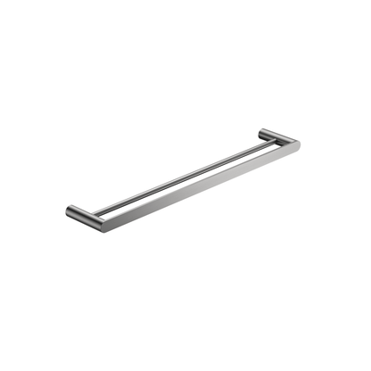 MELA - PALCO/RONDO 600 Double Towel Rail Brushed NickelAccessories – available at Bathroom City Perth
