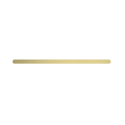 MELA - PALCO/RONDO 600 Single Towel Rail Brushed Brass Accessories – available at Bathroom City Perth