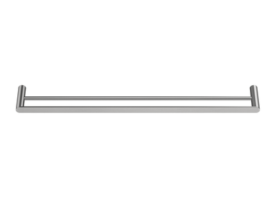 MELA - PALCO/RONDO 800 Double Towel Rail Brushed Nickel - Accessories - from our - MELA - supplier–available at Bathroom City Perth