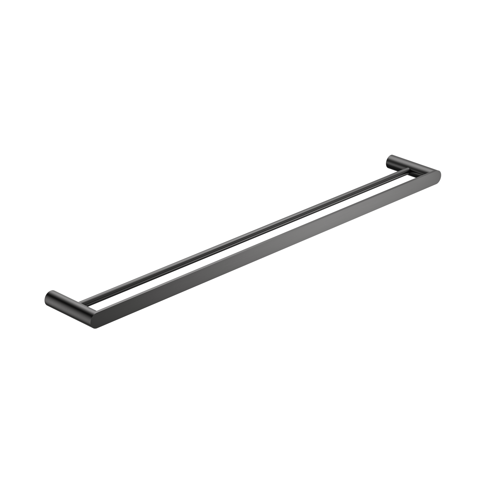 MELA - PALCO/RONDO 800 Double Towel Rail Gun MetalAccessories – available at Bathroom City Perth