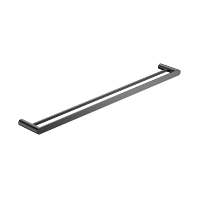 MELA - PALCO/RONDO 800 Double Towel Rail Gun MetalAccessories – available at Bathroom City Perth