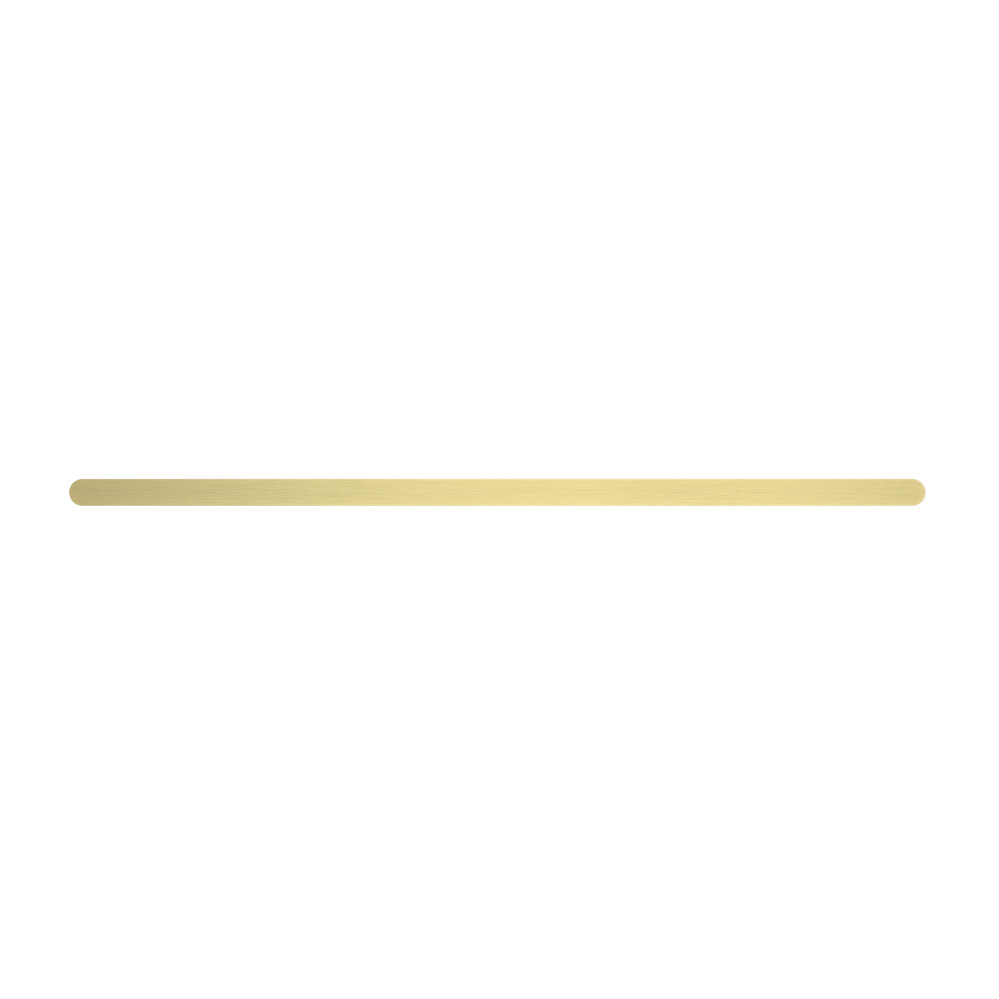 MELA - PALCO/RONDO 800 Single Towel Rail Brushed BrassAccessories – available at Bathroom City Perth
