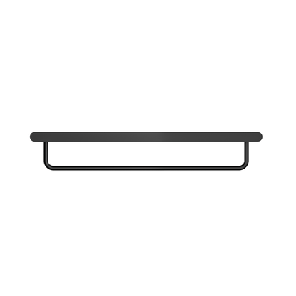 MELA - PALCO/RONDO Bath Towel Shelf BlackAccessories – available at Bathroom City Perth