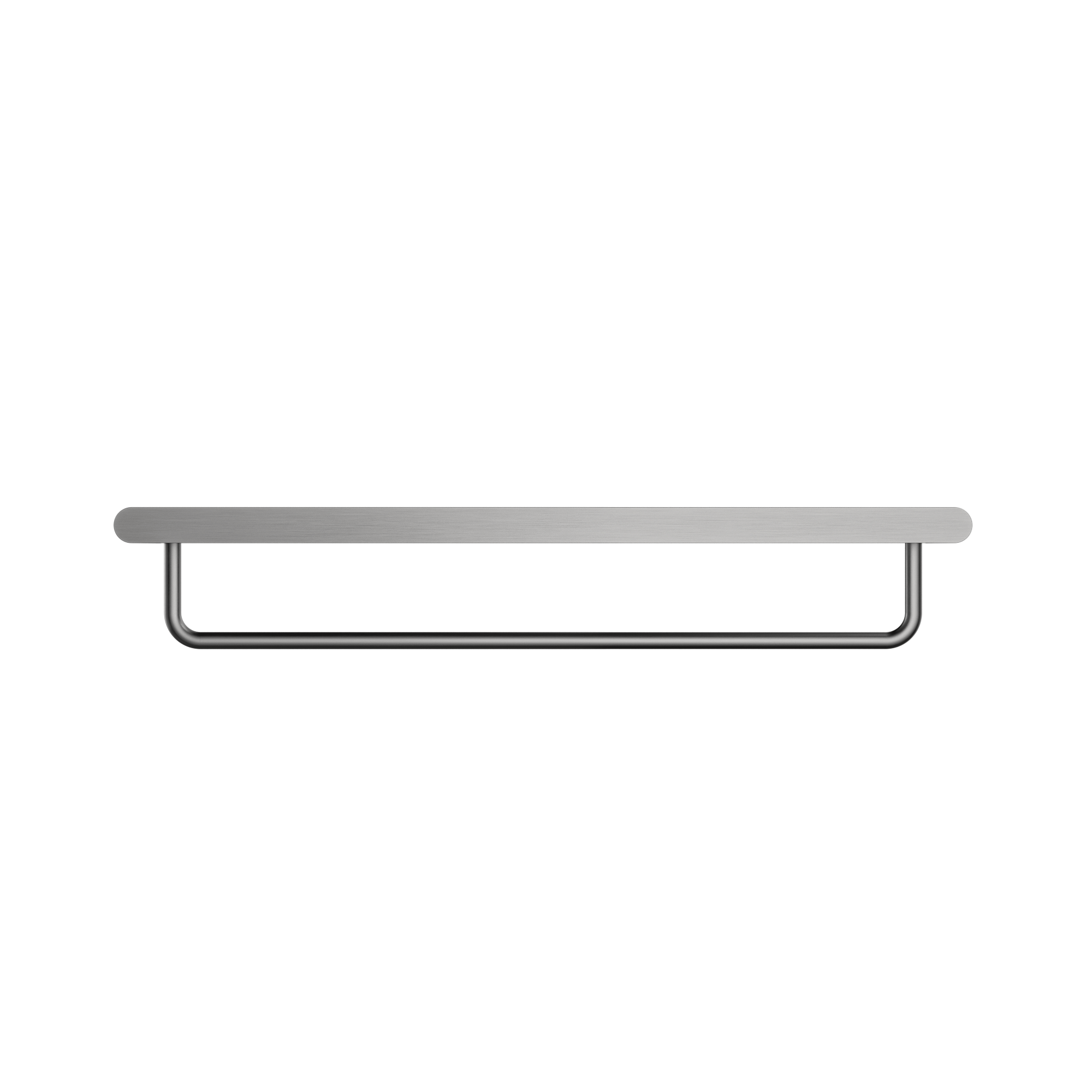 MELA - PALCO/RONDO Bath Towel Shelf Brushed NickelAccessories – available at Bathroom City Perth