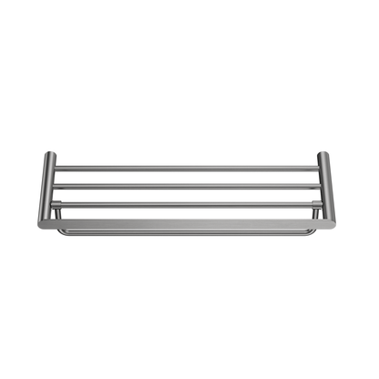 MELA - PALCO/RONDO Bath Towel Shelf Brushed NickelAccessories – available at Bathroom City Perth