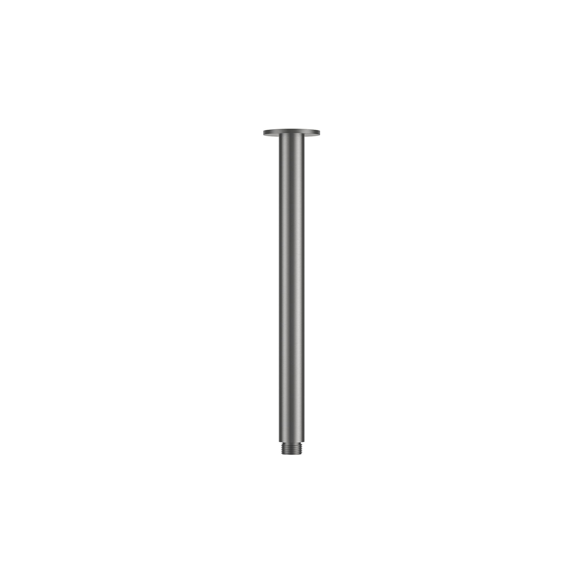 MELA - PALCO/RONDO Ceiling Arm Brushed Nickel Tapware from our MELA supplier – available at Bathroom City Perth