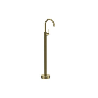 MELA - PALCO/RONDO Freestanding Mixer Brushed Brass Tapware – available at Bathroom City Perth