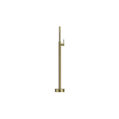 MELA - PALCO/RONDO Freestanding Mixer Brushed Brass Tapware – available at Bathroom City Perth