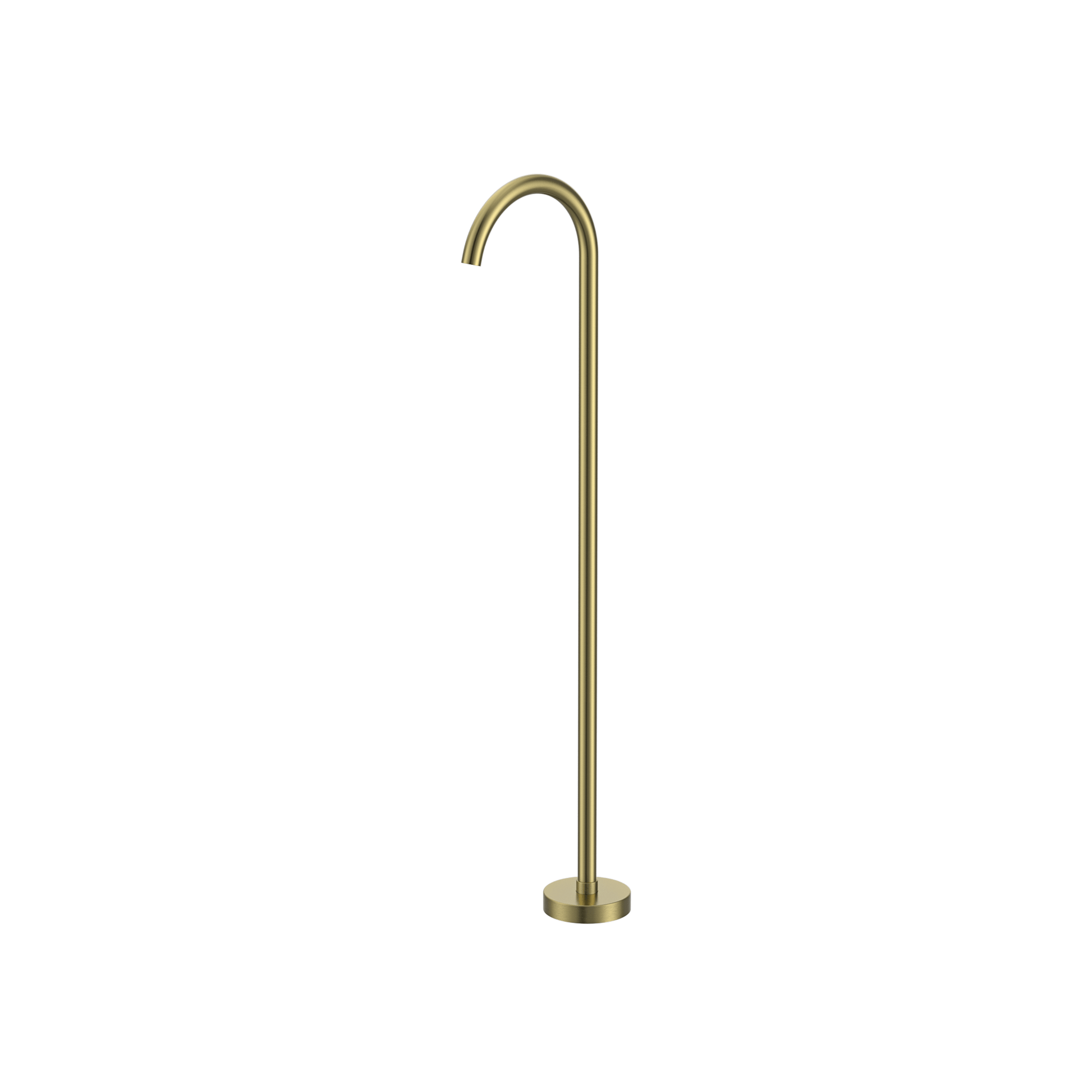 MELA - PALCO/RONDO Free Standing Bath Spout Brushed BrassTapware – available at Bathroom City Perth