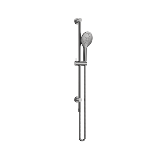 MELA - PALCO/RONDO Hand Shower Set with Rail Brushed NickelTapware – available at Bathroom City Perth
