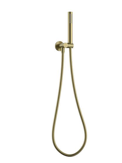 MELA - PALCO/RONDO Hand Shower Set without Rail Brushed Brass - Tapware - from our - MELA - supplier–available at Bathroom City Perth