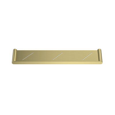 MELA - PALCO/RONDO Shelf Holder Brushed BrassAccessories – available at Bathroom City Perth