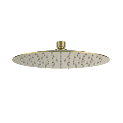 MELA - PALCO/RONDO Shower Head Brushed BrassTapware – available at Bathroom City Perth