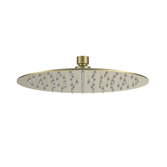 MELA - PALCO/RONDO Shower Head Brushed BrassTapware – available at Bathroom City Perth