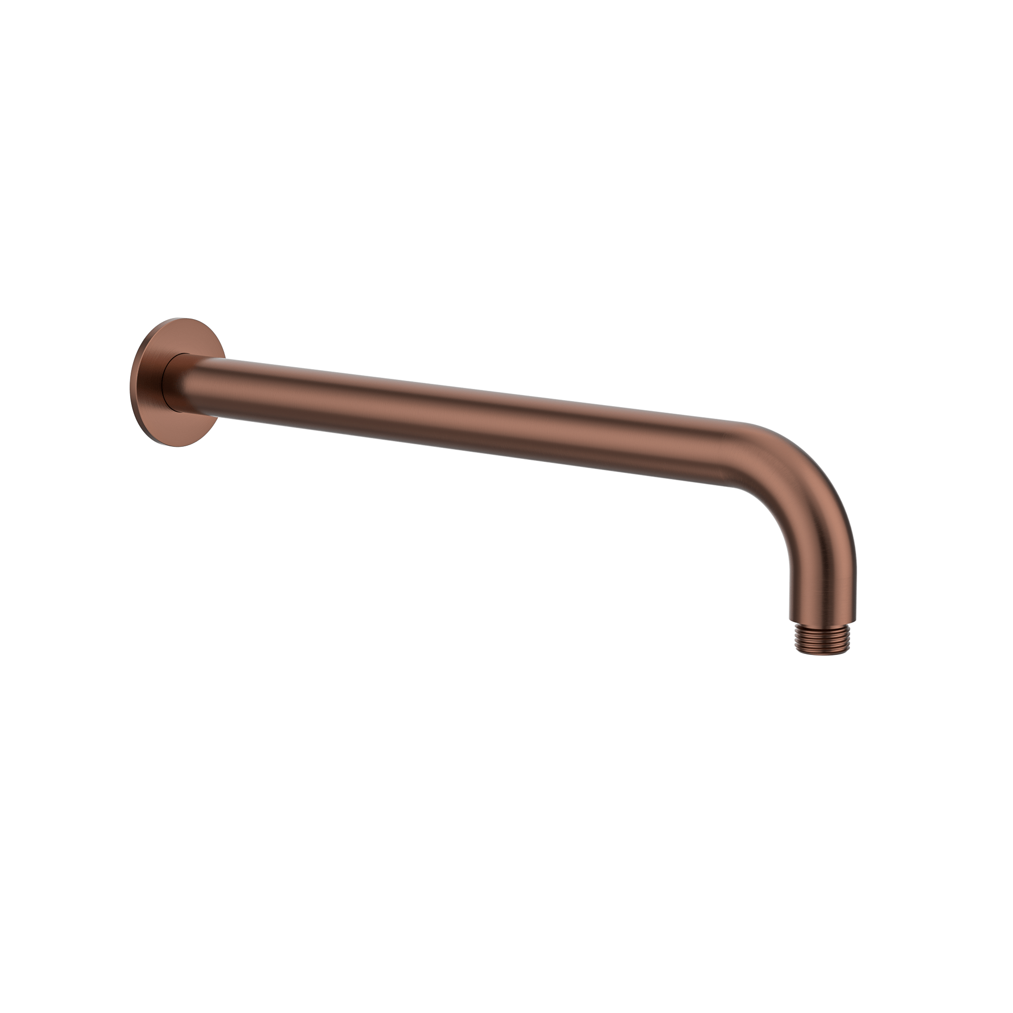 MELA - PALCO/RONDO Straight Shower Arm Brushed Copper Tapware from our MELA supplier – available at Bathroom City Perth