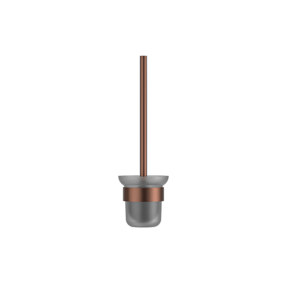MELA - PALCO/RONDO Toilet Brush Holder Brushed Copper Accessories from Mela – available at Bathroom City Perth